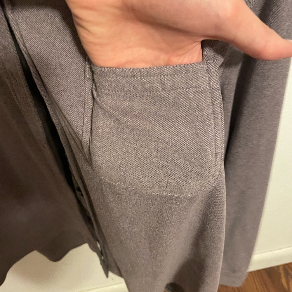 Gray Button-Up Shirt - Picture 4 of 5